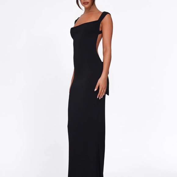 Tiger Mist Black Backless Gown - Picture 2 of 2